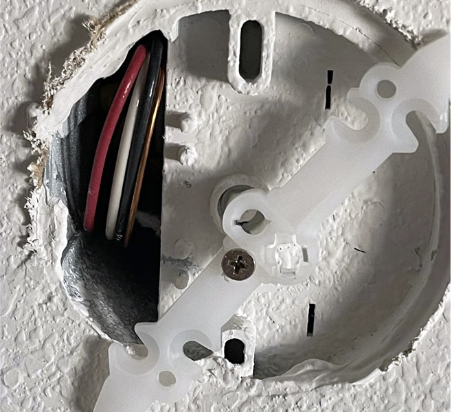 Loose screw - ceiling fan