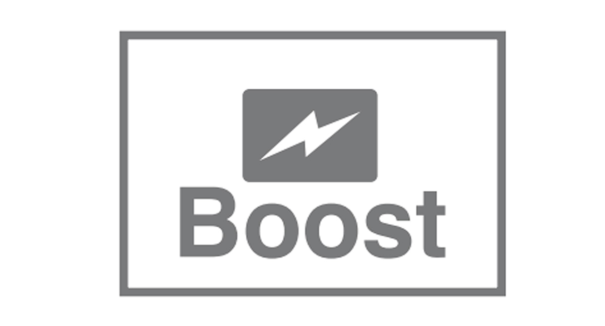 Boost button on electricity meter