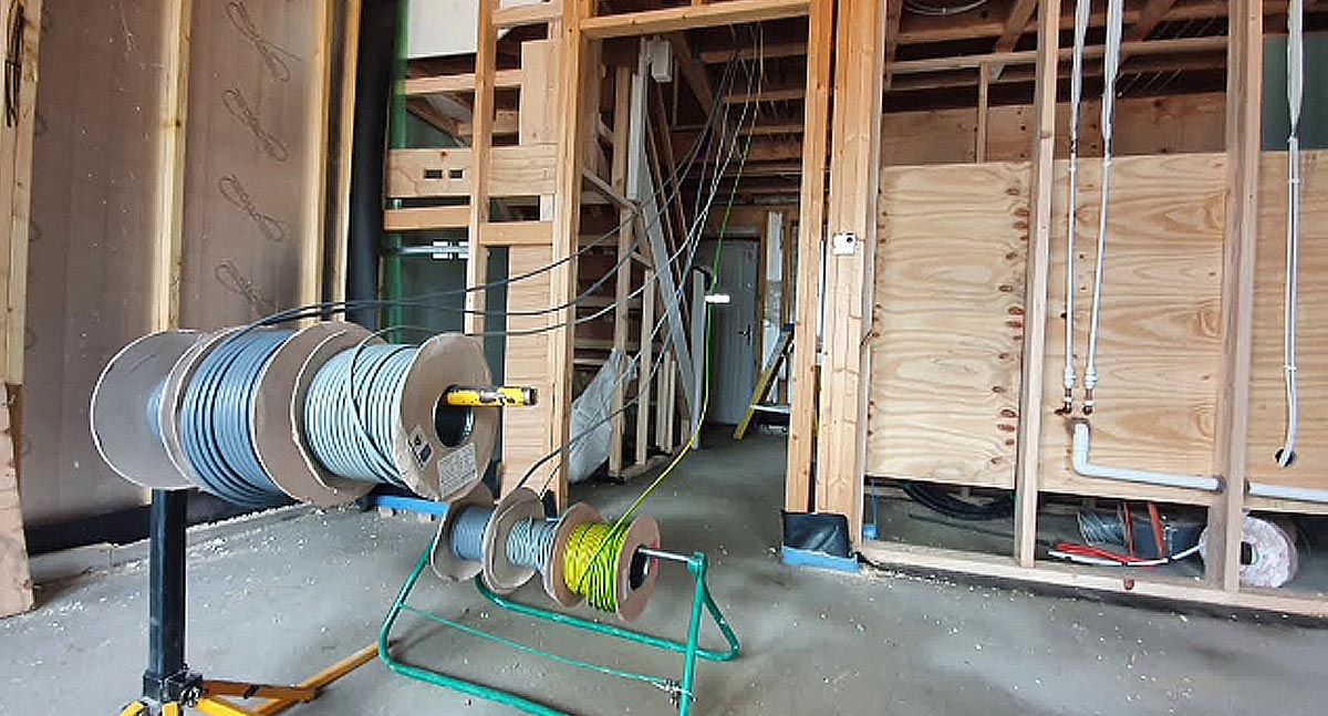 How Much Wire Goes Into a New House?