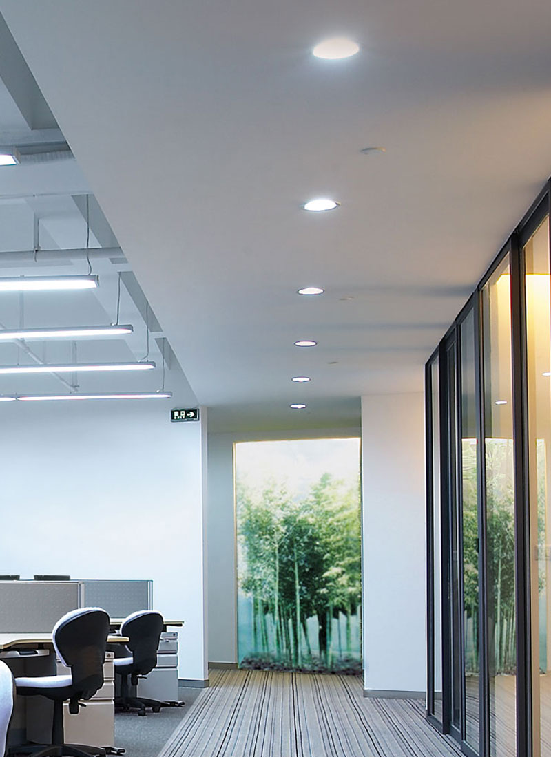 Commercial LED light Installation at an Office
